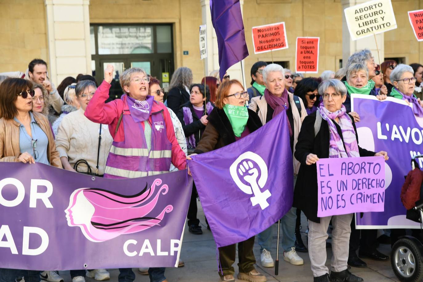Protesta contra la &#039;oficina antiaborto&#039; de Alicante