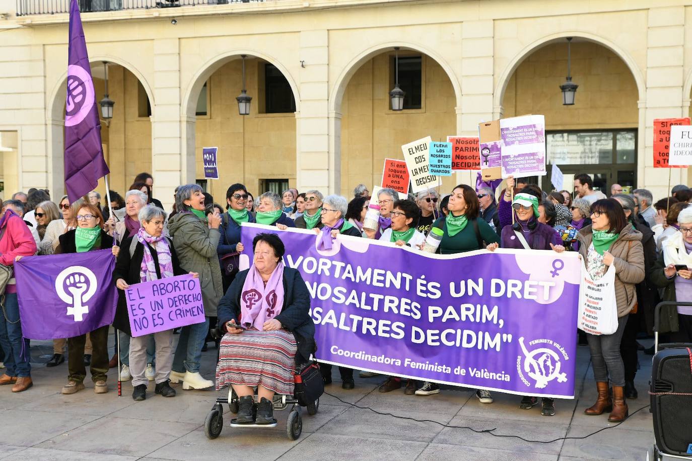 Protesta contra la &#039;oficina antiaborto&#039; de Alicante