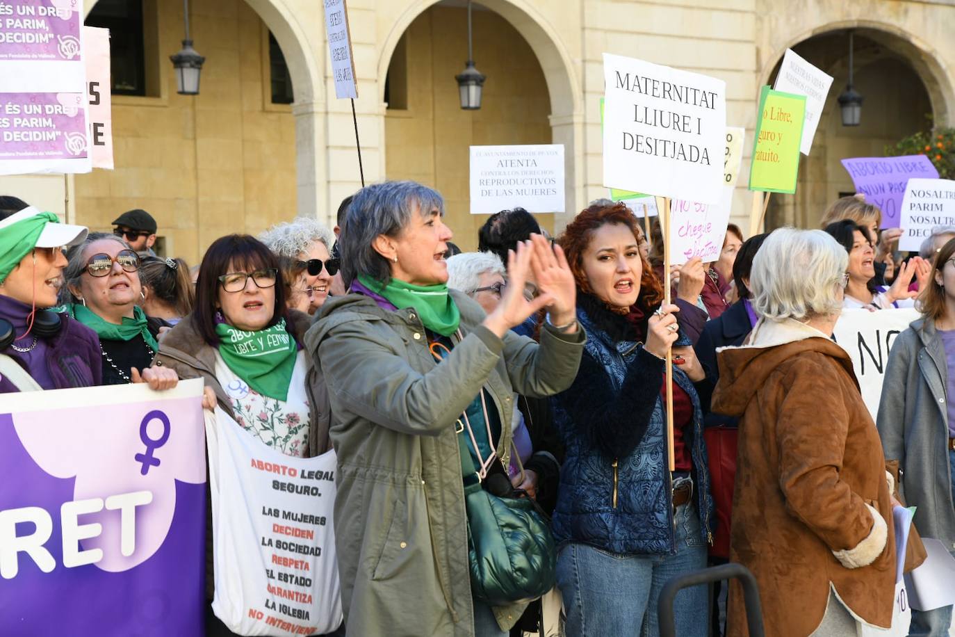 Protesta contra la &#039;oficina antiaborto&#039; de Alicante