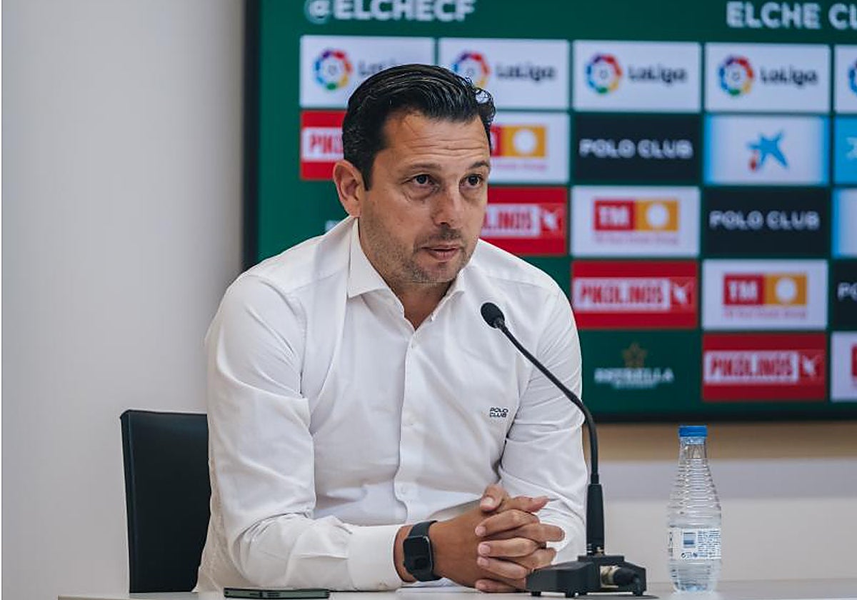 Sergio Mantecón, secretario técnico del Elche.