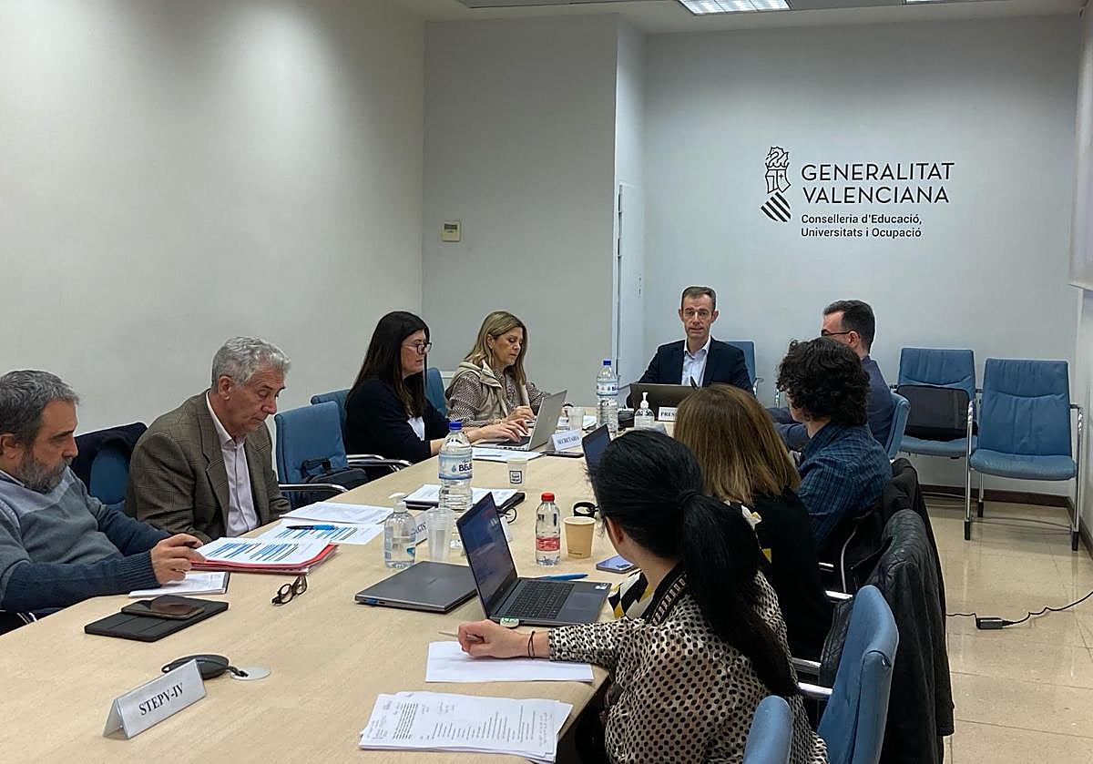 Mesa Sectorial de Educación celebrada este martes.