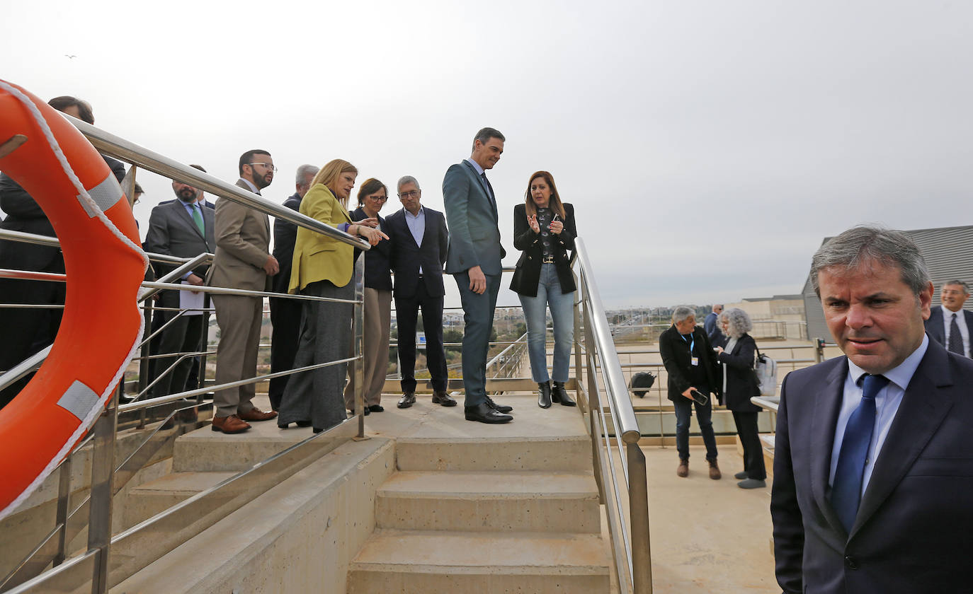 Así ha sido la visita de Pedro Sánchez a la desaladora de Torrevieja