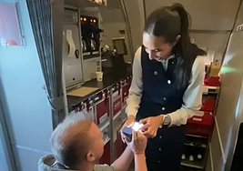 Así ha sido la pedida de mano del alicantino Sergio Sierra.