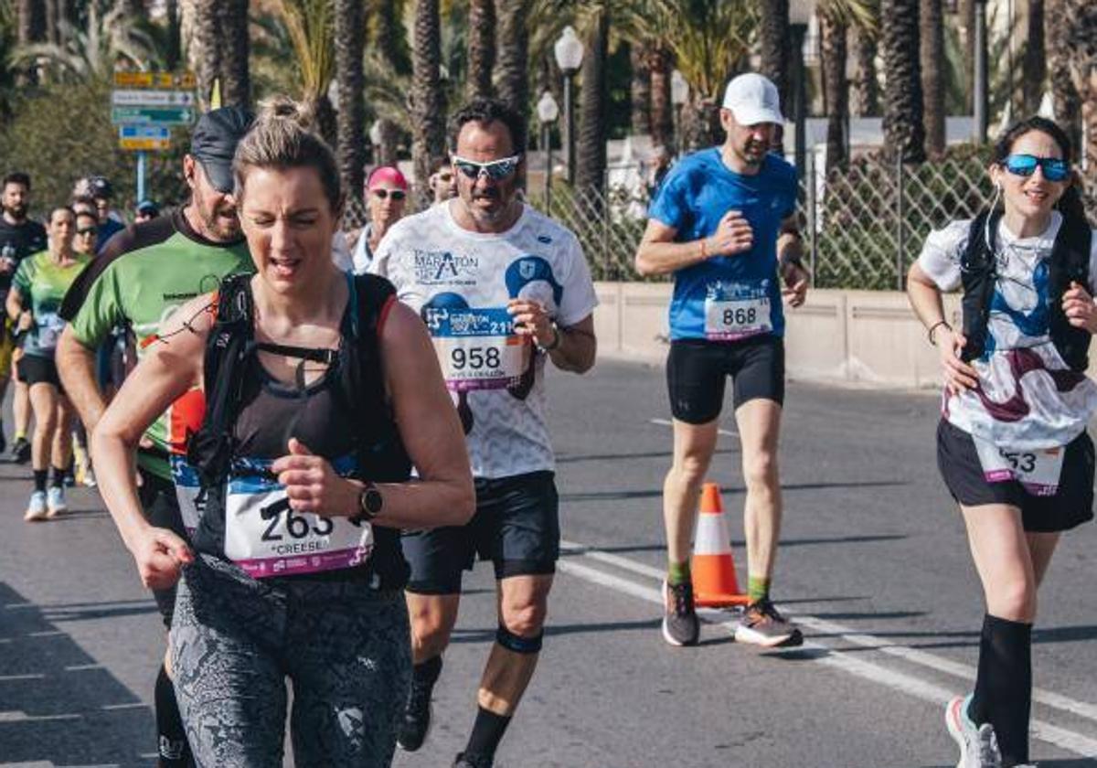 Atletas en la anterior edición de la Media Maratón.