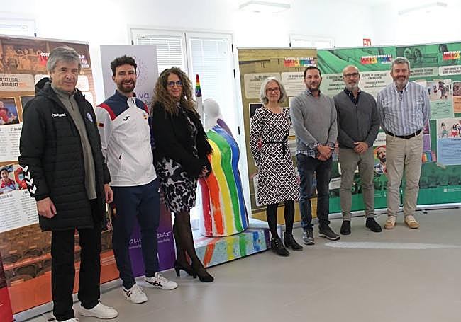 Representantes de la UA y la Fundación Lucentum.