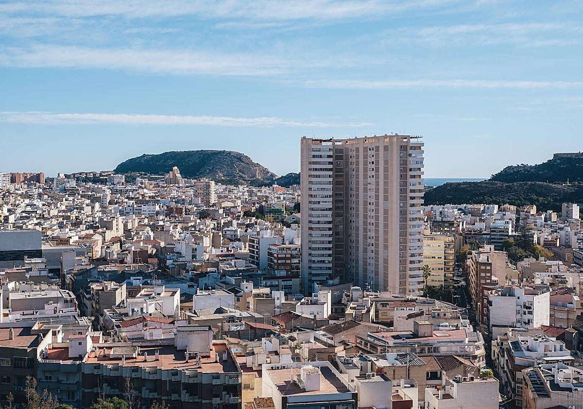 Vista general de la ciudad de Alicante.