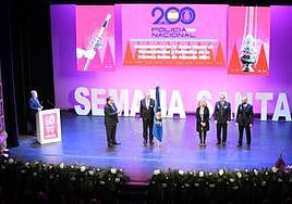 Pregón de la Semana Santa alicantina, celebrado este sábado en el Teatro Principal.