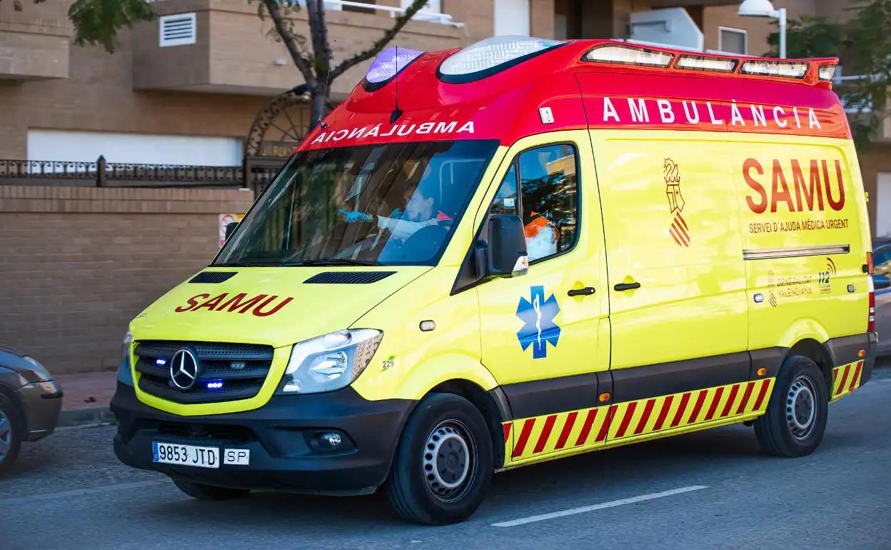 Emergencias envió hasta el accidente a una unidad del SAMU.