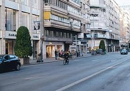 Avenida de Maisonnave, uno de los principales ejes principales de Alicante.