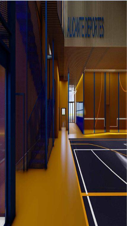 Imagen principal - El nuevo pabellón Rafael Pastor de Alicante contará con salas de esgrima