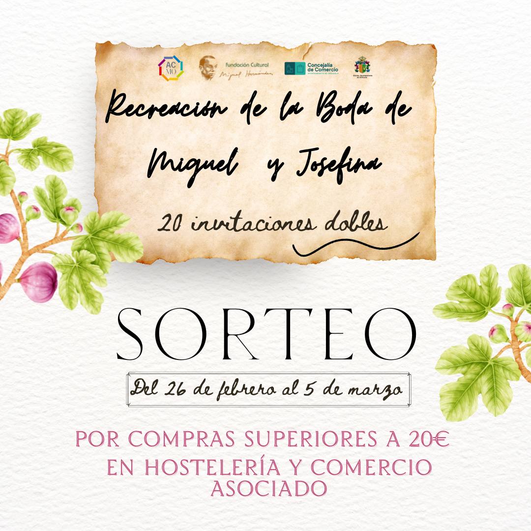 Cartel del sorteo.