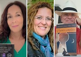 Los autores participantes en 'Tres visiones del terror'.