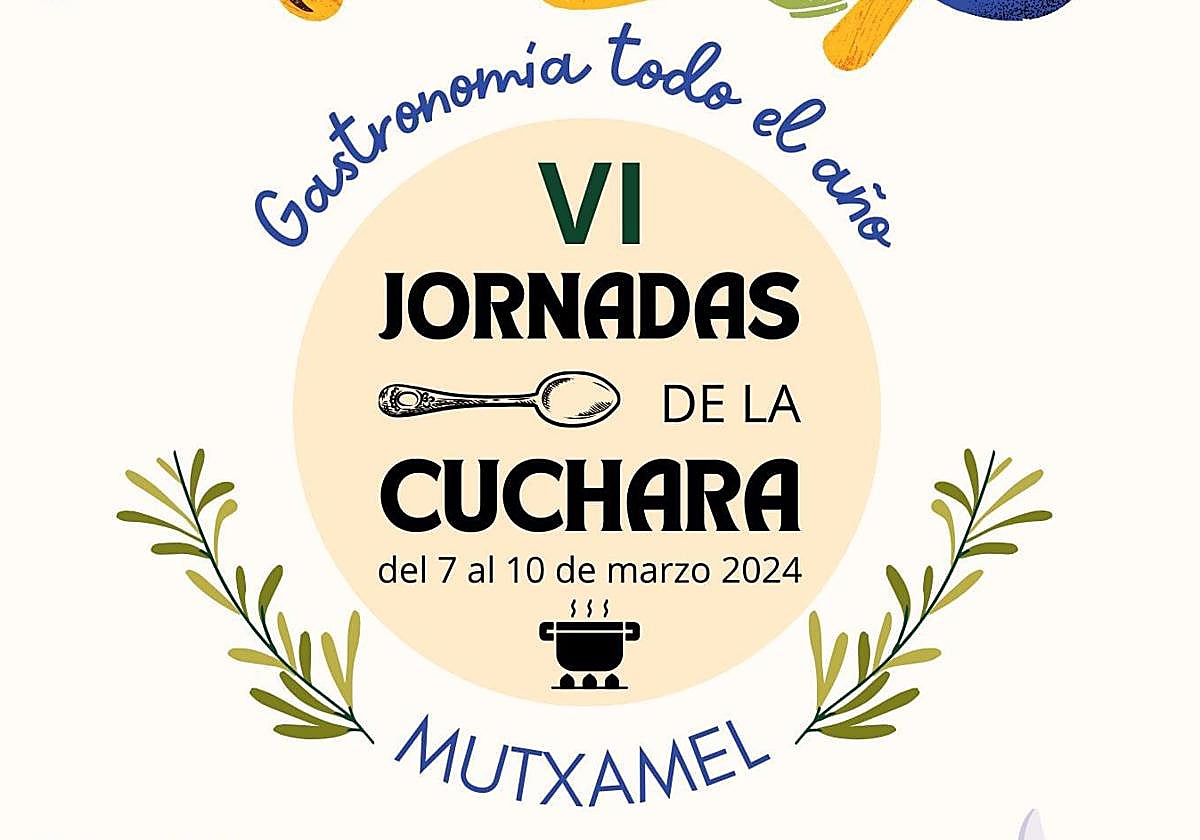 Detalle del cartel promocional del evento.