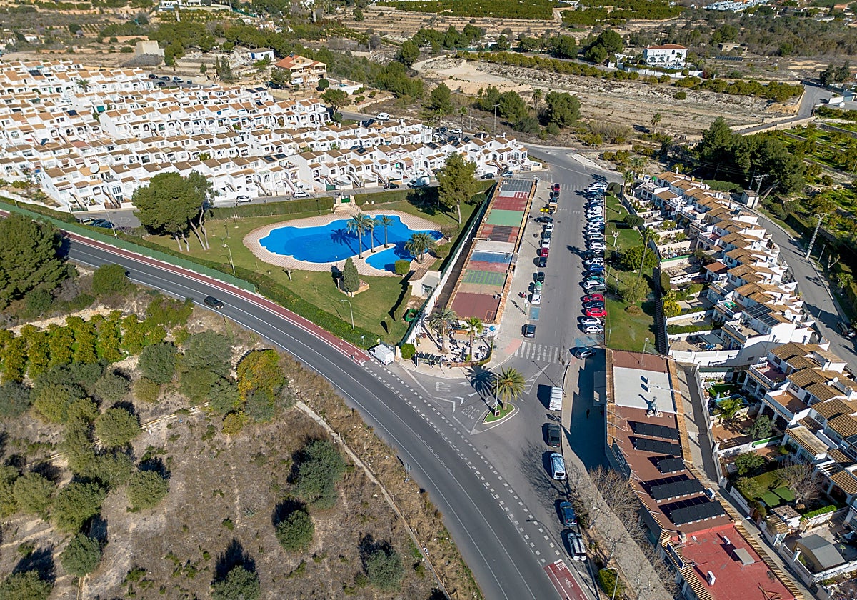 Punto en el que se ubicará la futura rotonda