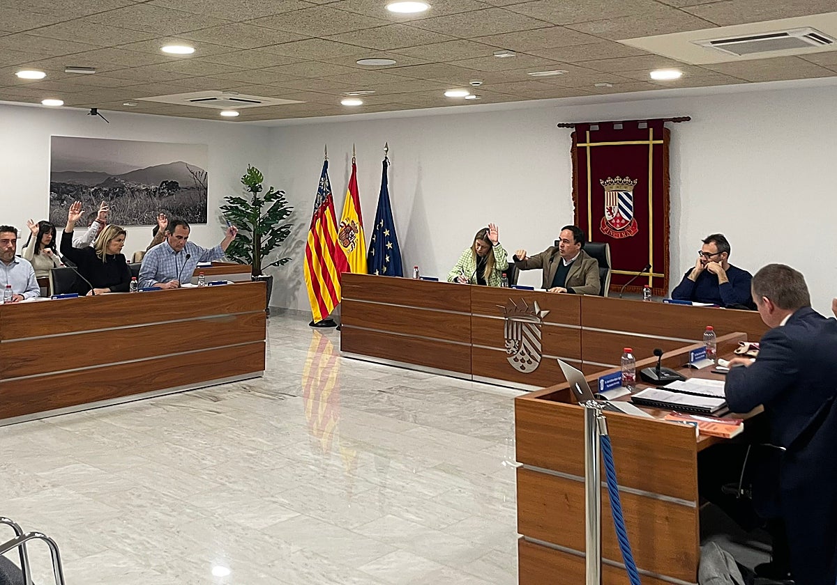 Imagen del pleno celebrado este martes