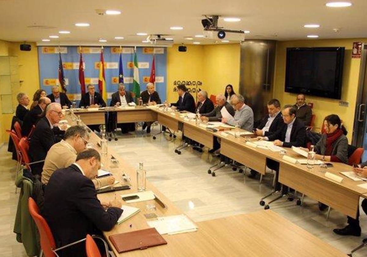 Primera reunión de la Comisión Permanente de la Sequía (CPS) de la Confederación Hidrográfica del Segura.