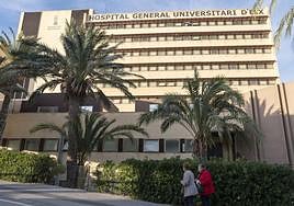 Fachada del Hospital General Universitari d'Elx.