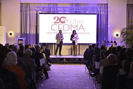 Momento de la gala de entrega de premios celebrada este jueves