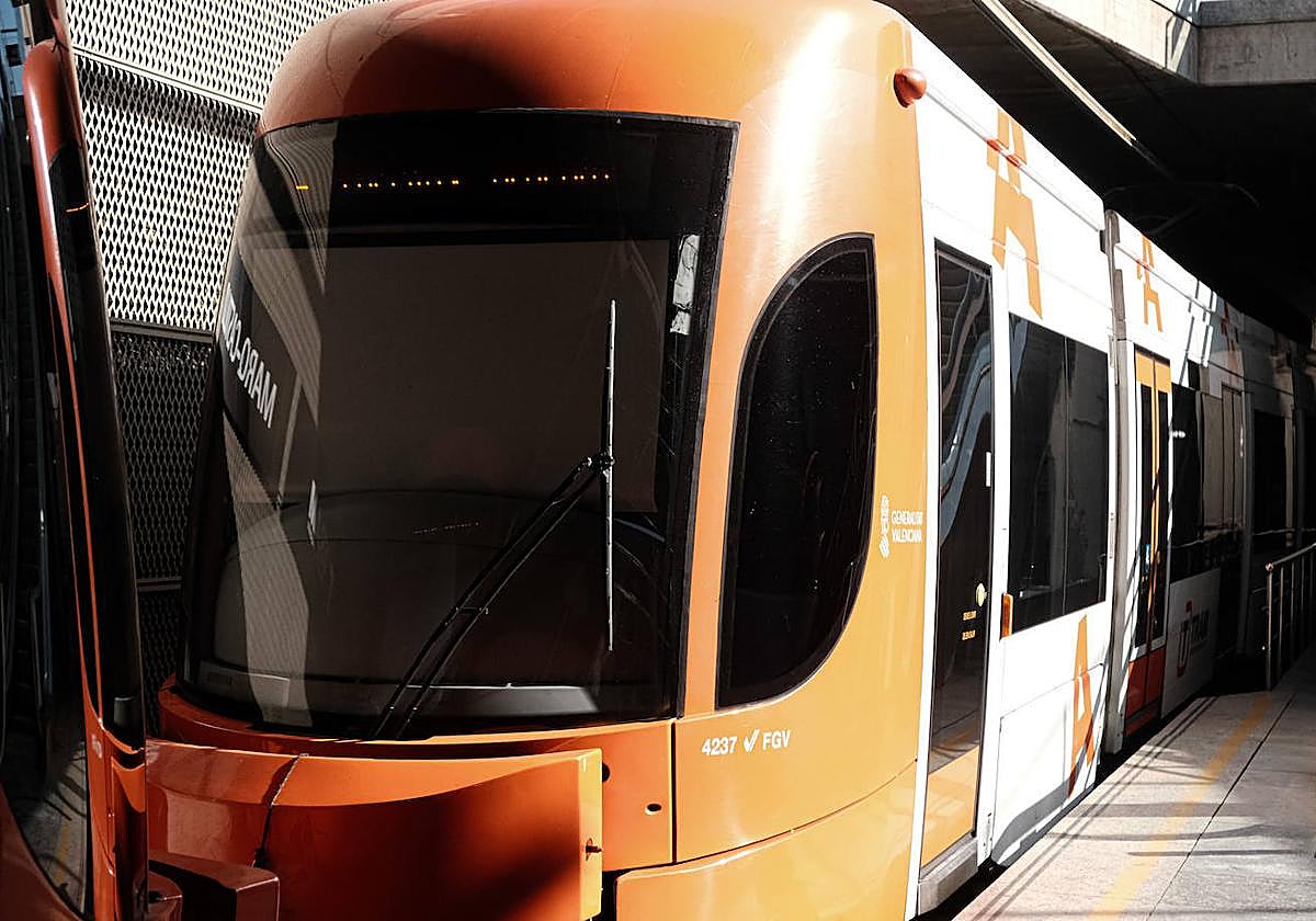 Un vehículo del Tram Alacant.