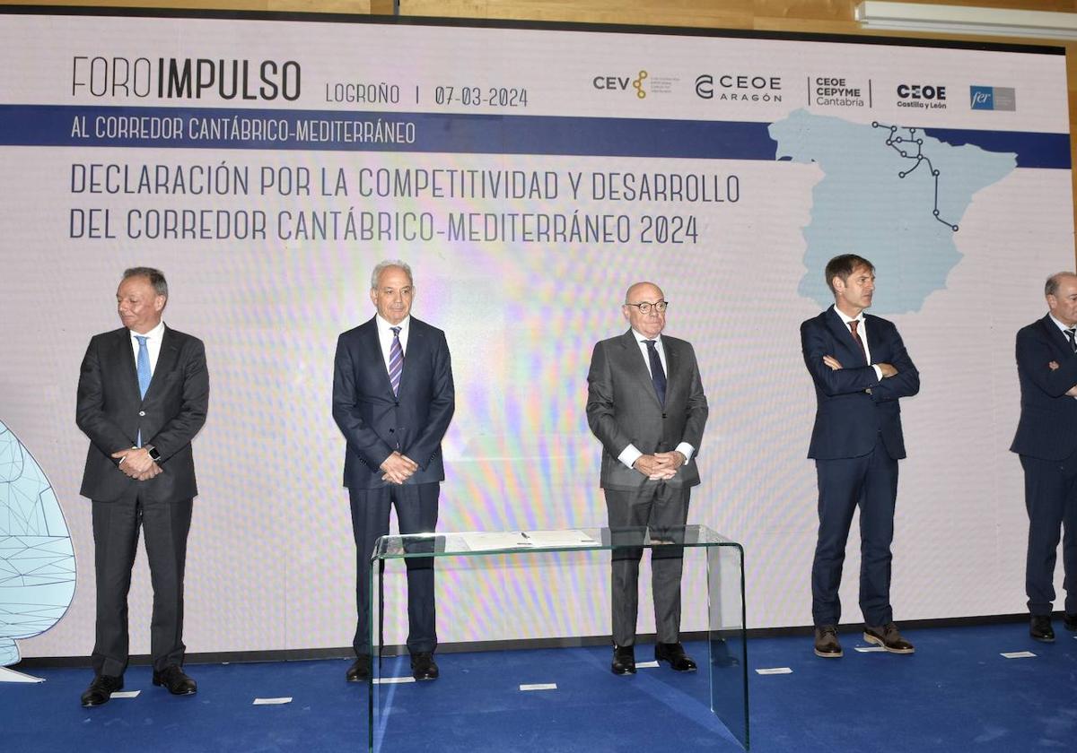 Presidentes de las organizaciones empresariales.