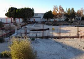 Estampa que presentan las obras de ampliación en la actualidad.