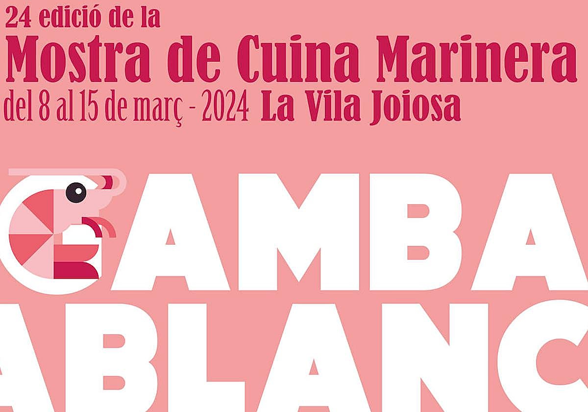 Cartel de la 24 edición de la Mostra de Cuina Marinera de La Vila.