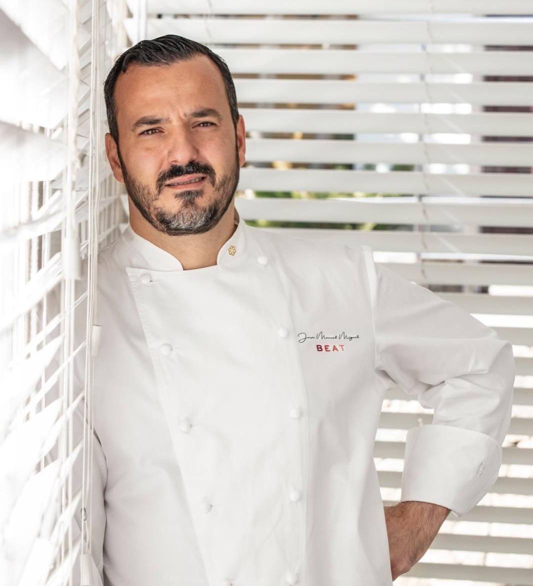 El chef José Manuel Miguel en una entrevista para Casa Mediterráneo.