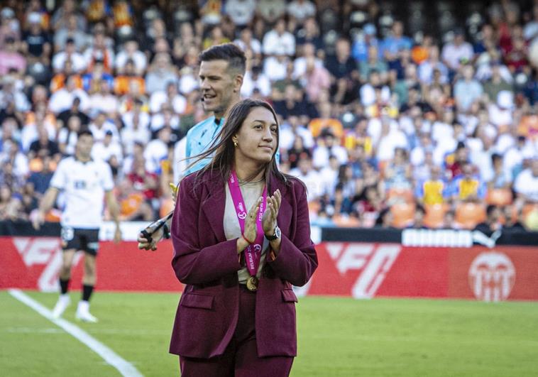 Fiamma Benitez dedicada el título de la Nations League a los afectados por el incendio de Campanar.