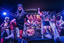 Un instante del concierto de la banda valenciana en la sala Marearock