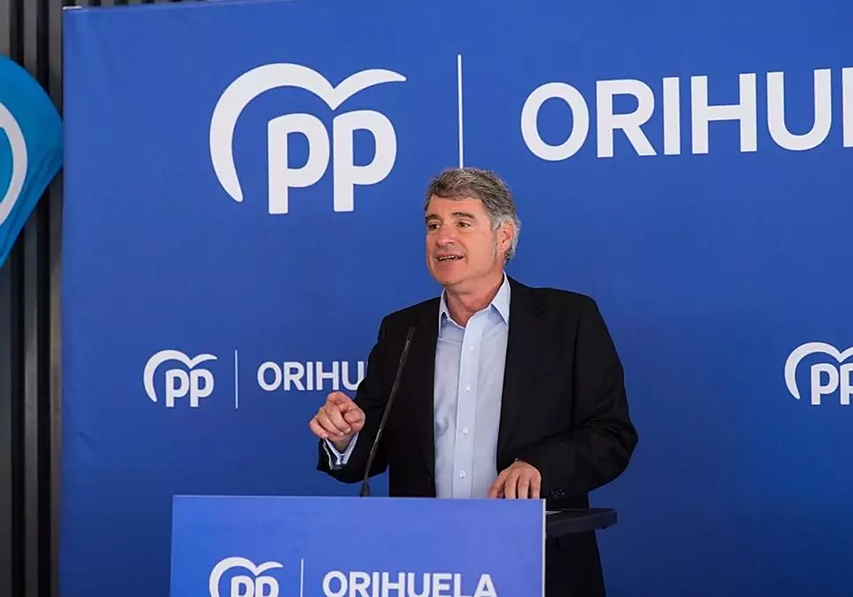 El alcalde de Orihuela, Pepe Vergara, en una imagen de archivo.