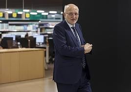 Roig durante la rueda de prensa de los resultados de Mercadona.