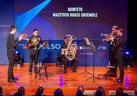 Actuación del Maestoso Brass Ensemble de la OFUA.