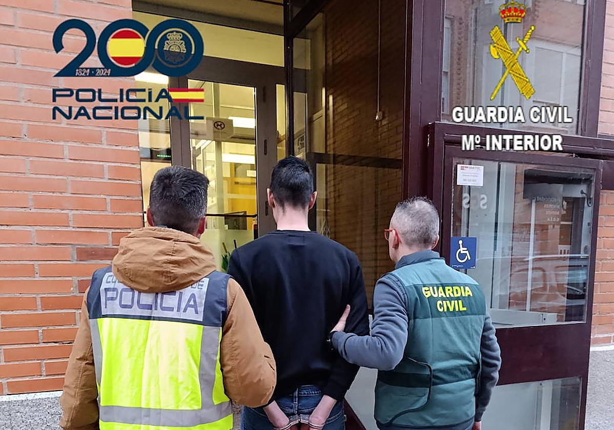Momento de la detención del susodicho.