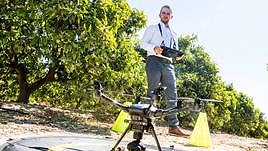 Imagen de archivo de uno de los drones de la strartup de la UA, Waitec.