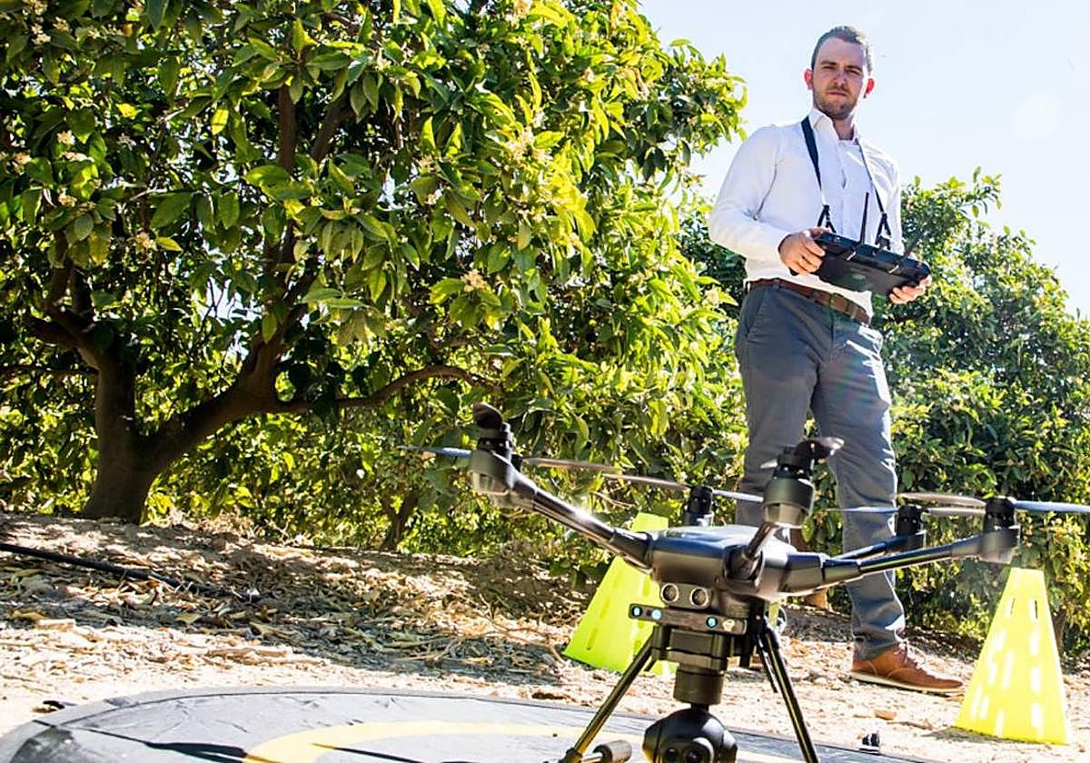 Imagen de archivo de uno de los drones de la strartup de la UA, Waitec.