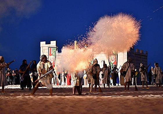 Gran Desembarco del Postiguet en Alicante en 2023.