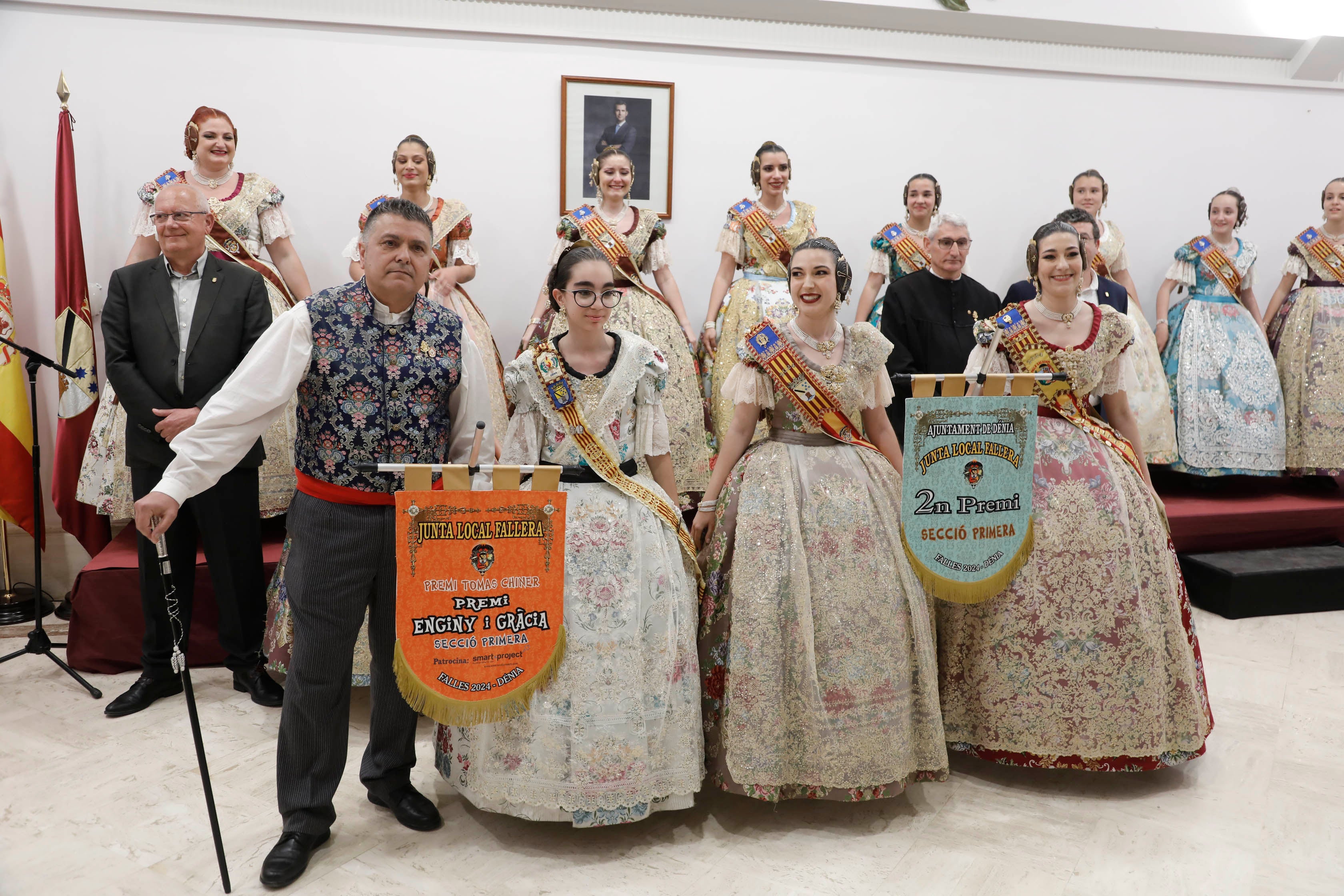 Entrega de los premios de las Fallas de Dénia
