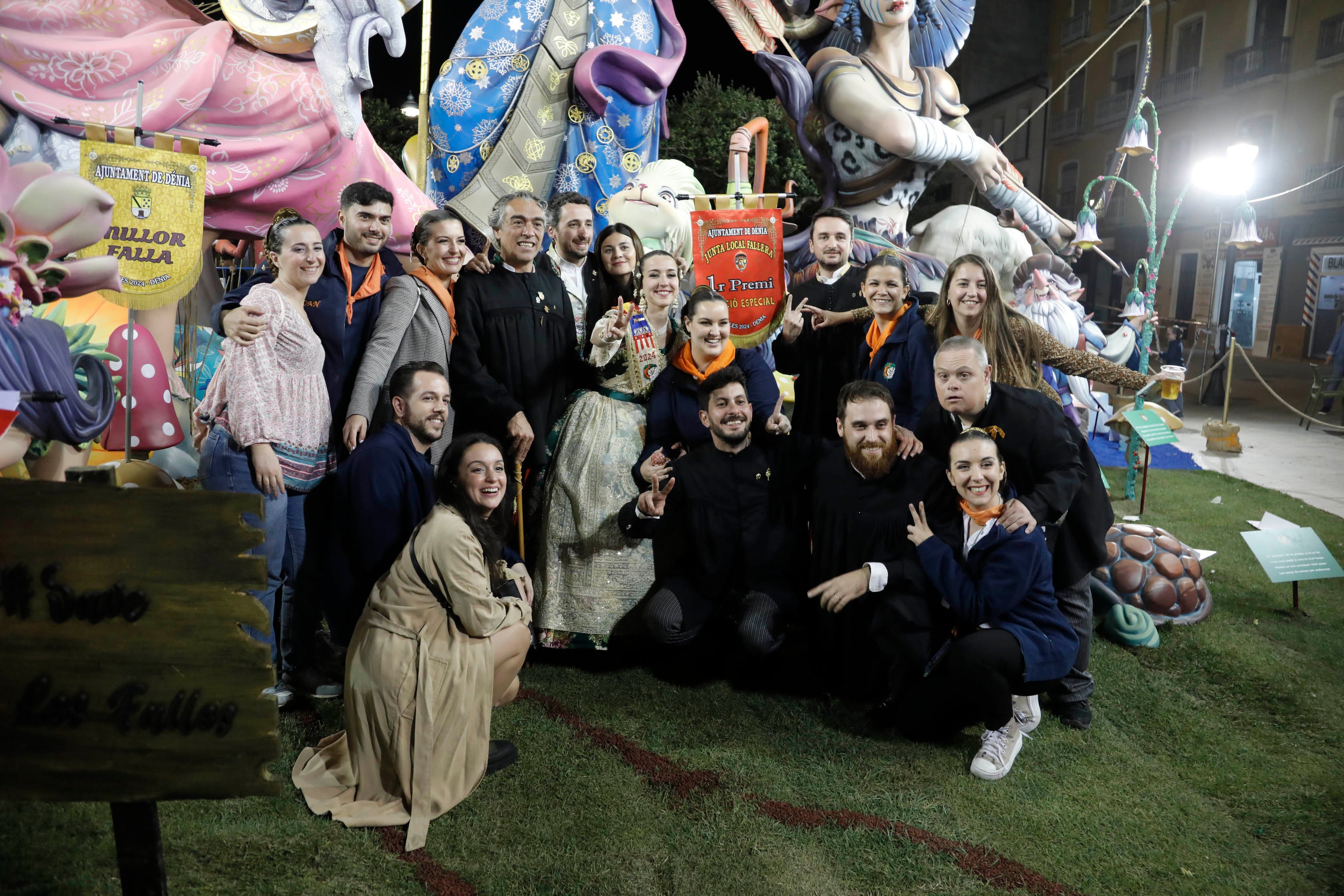 Entrega de los premios de las Fallas de Dénia