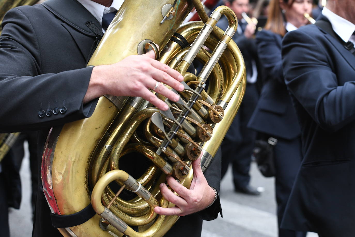 Palmas, ramas de olivo y los primeros pasos abren la carrera oficial de la Semana Santa alicantina