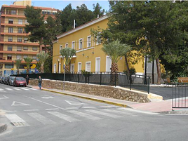 Una calle de la localidad de Ibi.