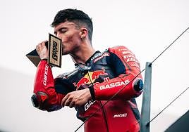 Victoria de Dani Holgado que tuvo lugar ayer en el Gran Premio de Portugal.