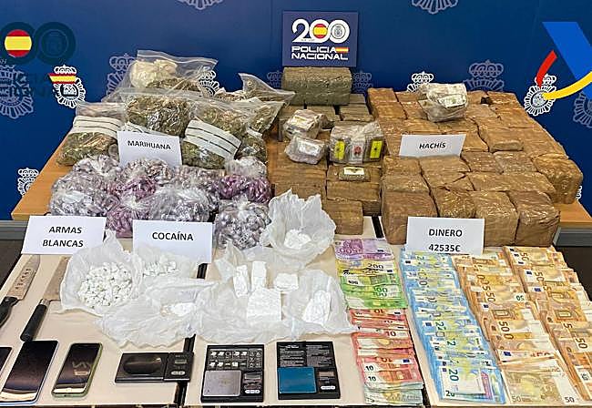 Material intervenido.