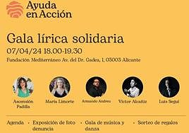 Cartel de la actividad.