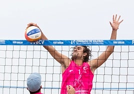Partido de la competición masculina en Alicante.