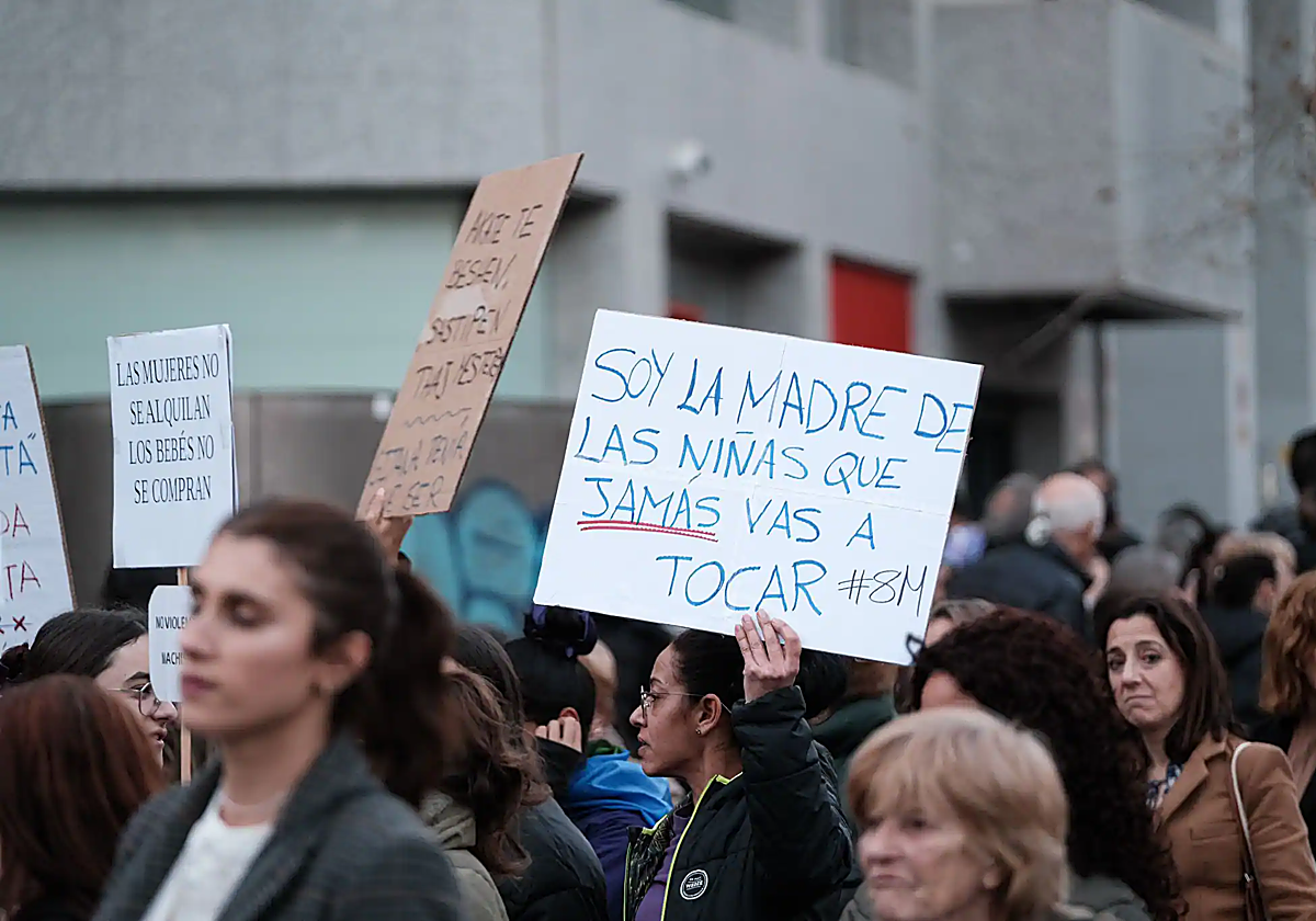 Imagen de la manifestación del 8 de marzo en Alicante.