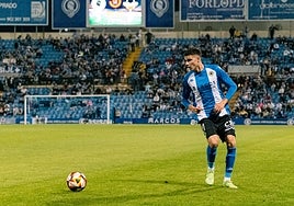 Retu, en acción el pasado domingo en el Rico Pérez.