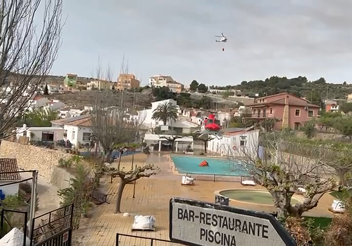 El incendio de Tárbena en imágenes