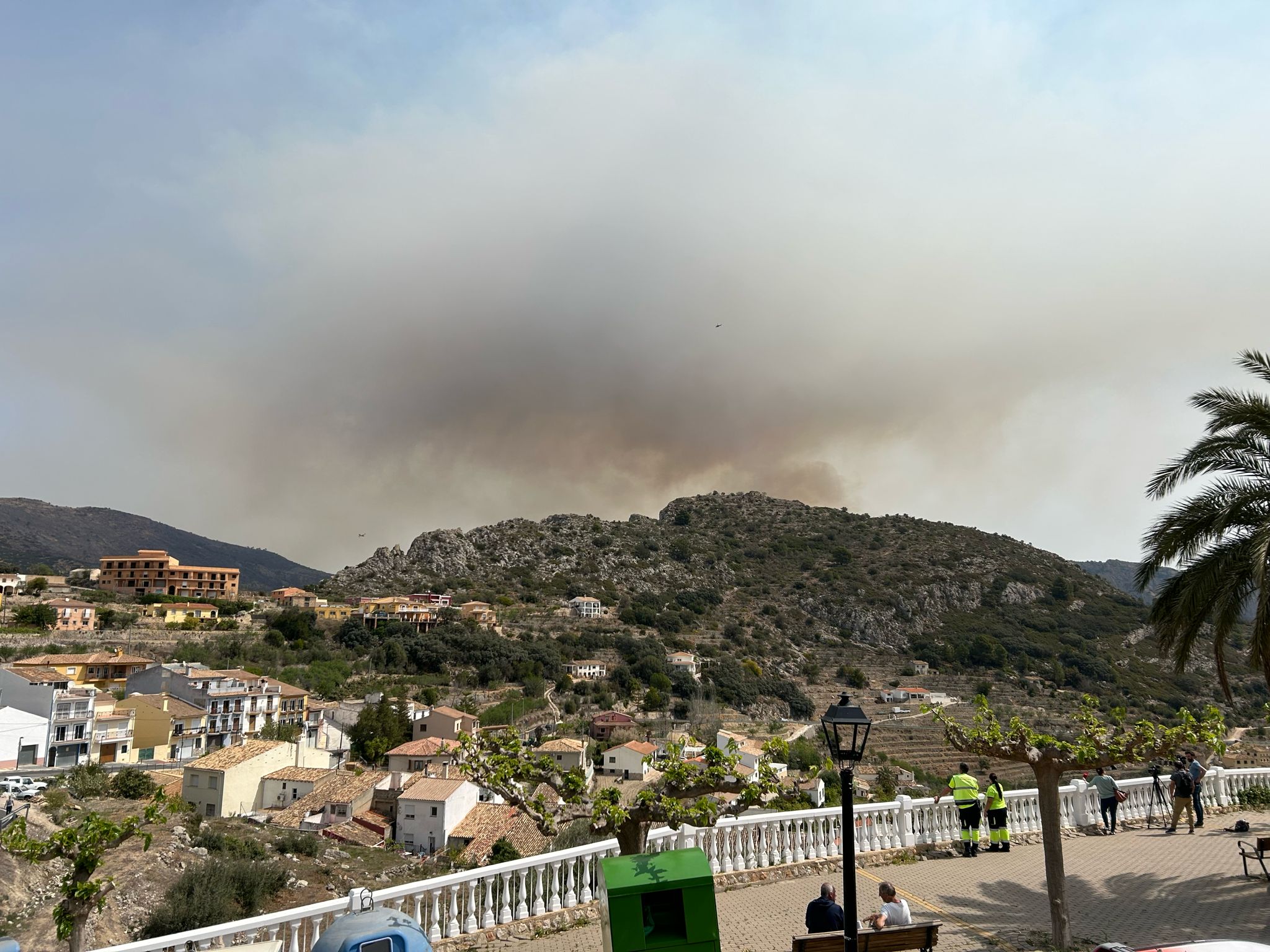 El incendio de Tárbena en imágenes