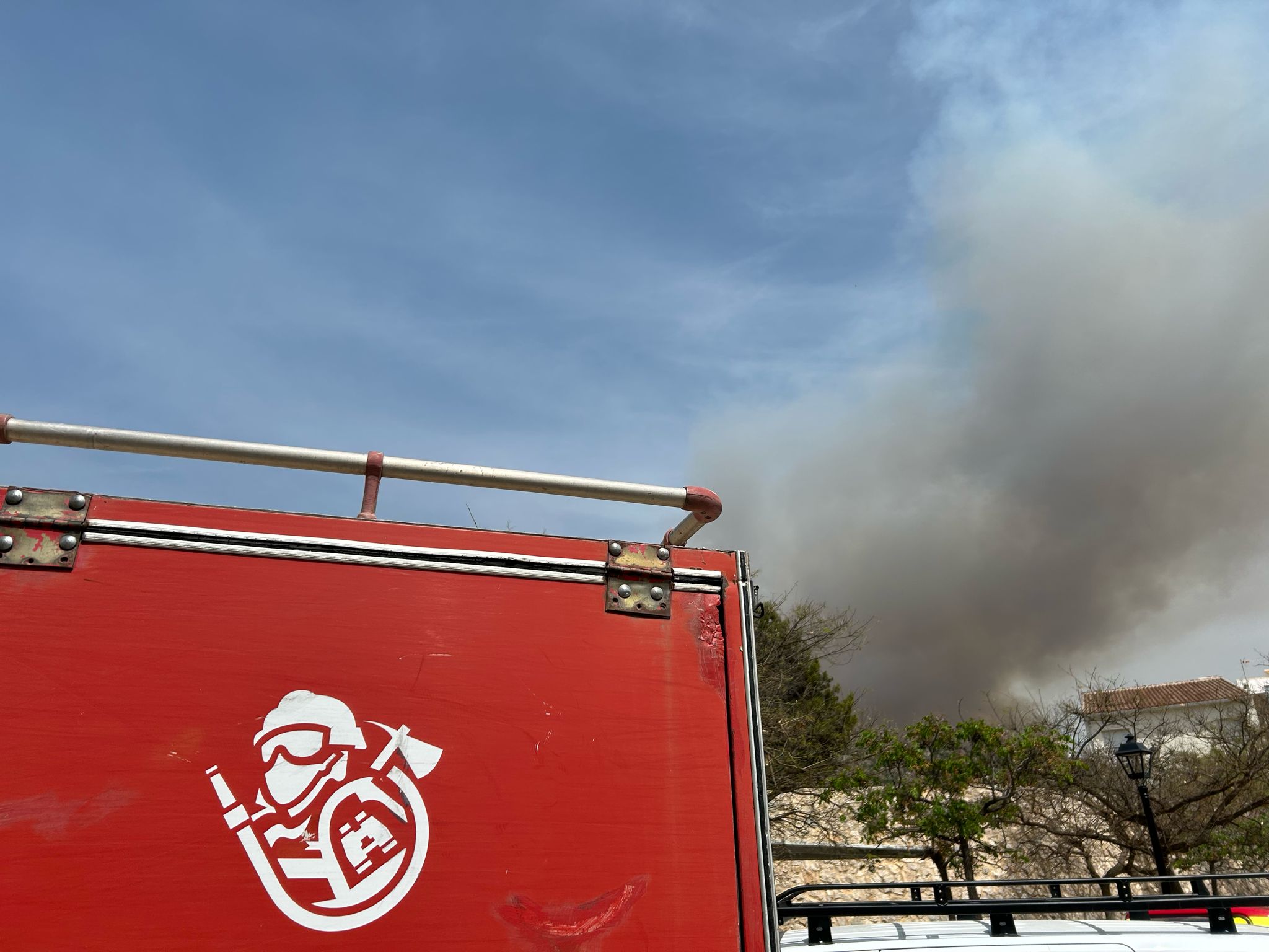 El incendio de Tárbena en imágenes