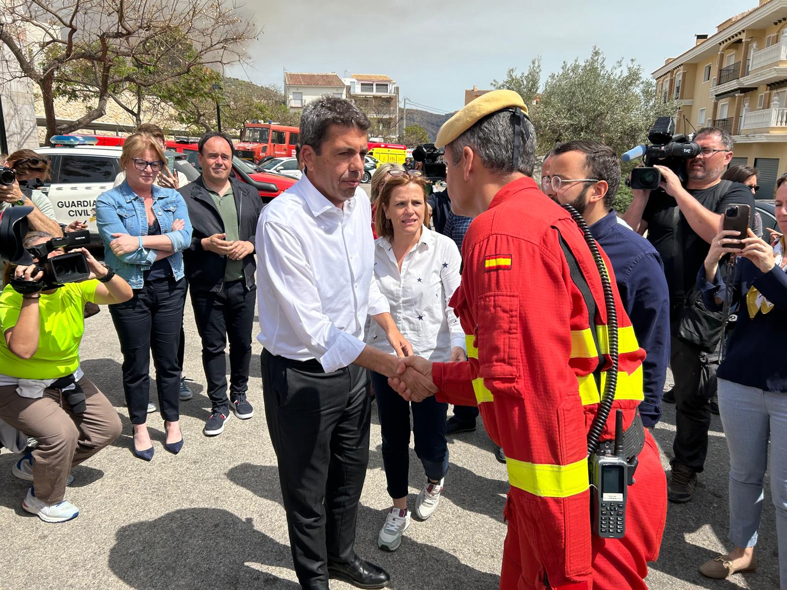 El incendio de Tárbena en imágenes